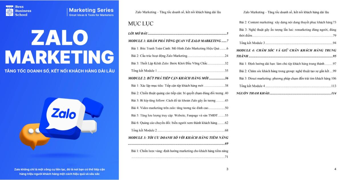Ebook: Zalo Marketing – Tăng tốc doanh số, kết nối khách hàng dài lâu