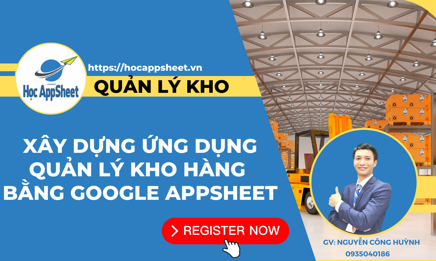 Xây dựng ứng dụng quản lý kho hàng bằng Google AppSheet